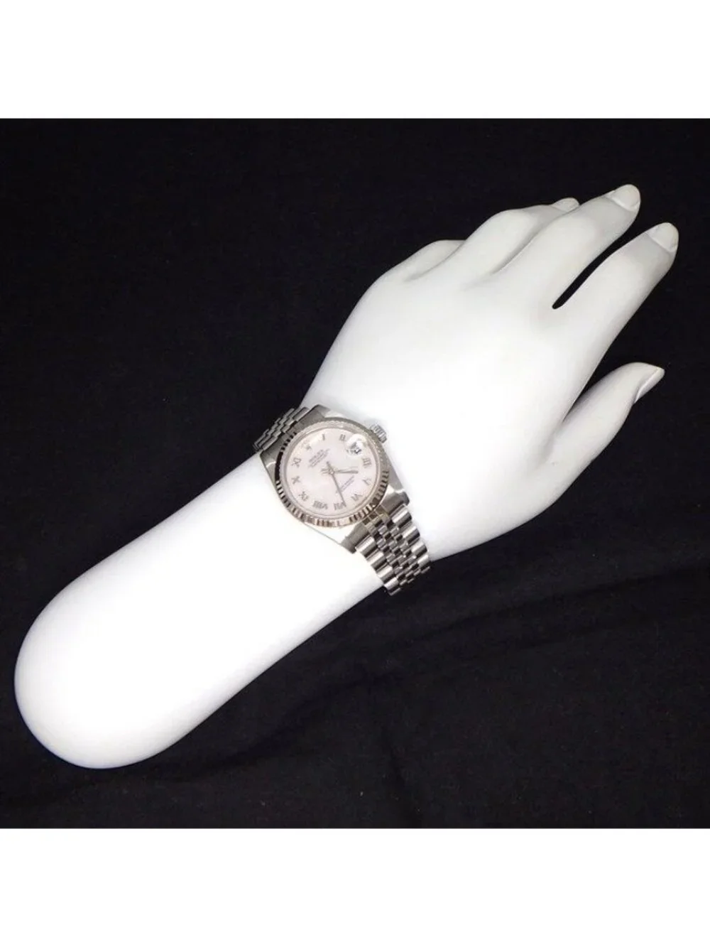 Rolex Datejust Number Roman Index Pink Mother of Pearl Dial Full Ted Bezel